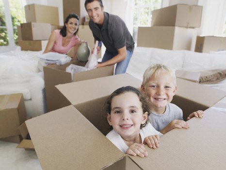 Organised home storage items prepared for safe keeping in Raynerslane