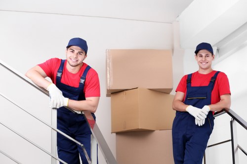 Charity reuse partnership handling serviceable storage items