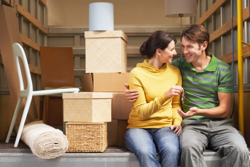 Office packing services in Raynerslane arranging business equipment for relocation